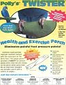 Pollys Pet Products Twister Bird Perch Size Large 12in Assorted Colors