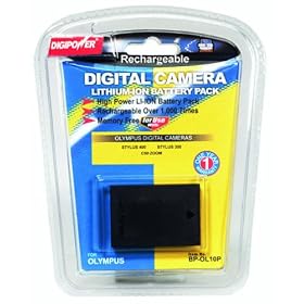 Digipower BP-OL10P Replacement Li-Ion Battery for Olympus LI-10B