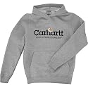 Carhartt Logo Hooded Pullover Sweatshirt Boys