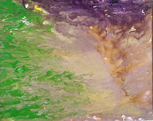 Hurricane - Original Acrylic on Painting on Panel Canvas 8" X 10" (Frame 11" X 14" X 5/8")