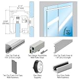 Single Sliding Door Glass Fixed Panel Mount Installation Kit for 1/2 (12 mm) Tempered Glass by CR Laurence