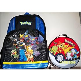 POKEMON BACKPACK and POKEBALL LUNCH BOX TOTE by POKEMON BACKPACK & POKEBALL LUNCH BOX TOTE