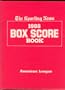 1988 Box Score Book: American League (Official American League Averages and Box Scores)