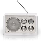 Tragbares Mini-Radio AM/FM Teleskop Antenne Denver TR-61 weiß Picture