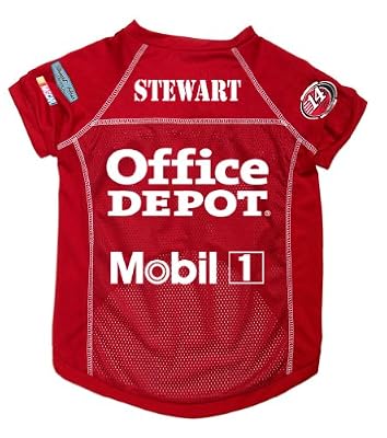 Dog Zone NASCAR Pet Football Jersey, Small, Tony Stewart