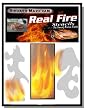 Richard Markham Real Fire Flame Stencils 2pc Set ~Airbrushing