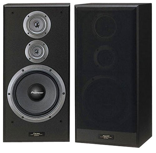 Pioneer CS-7070 3-Wege Regallautsprecher (190 Watt, Bassreflex-Technik) schwarz