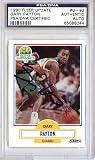 Gary Payton Autographed 1990 Fleer Rookie Card PSA/DNA Slabbed - Signed NBA Basketball Cards