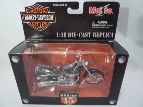 Harley-Davidson Motorcycle 2002 Softail Deuce 1:18 Series 15