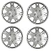 Set Of Four 15 Inch 2002 - 2005 Kia Magentis (Canada) Hubcaps Wheel Covers With A Silver Finish