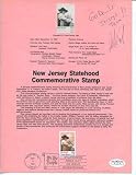 Jeffrey Vanderbeek New Jersey Devils Owner Signed Autograph FDC Stamp Sheet JSA - NHL Bedding