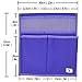 KI Store Garden Kneeler Tool Bags for Both Standard and Wide Kneeling Chair (Kneeling Chair NOT Included) Pouches for Patio, Bathroom, Laundry Room, Garage (Lavender Purple)