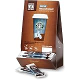 Starbucks VIA Ready Brew Coffee, Decaf Italian Roast, 3.3-Gram Packages (Pack of 50)