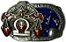 LIBRA THE SCALES, ZODIAC HOROSCOPE SIGN BELT BUCKLE + display stand