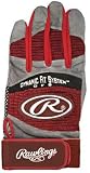 Rawlings Workhorse Adult Batting Gloves (Maroon,XL)
