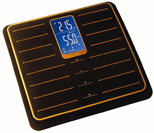 Terraillon 体重体組成計 TFA シレオ ブラック&ゴールド TBS831GD