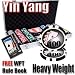 300 Ct Yin Yang 13.5 Gram Clay Poker Chip Set w/ Aluminum Case & Free WPT Book