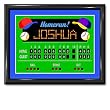 Game On Large Baseball Gloss Black Personalized Print