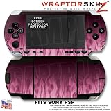 Sony PSP (original) Skin - Fire Pink WraptorSkinzTM Kit by TuneTattoozTM