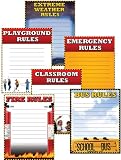School Safety Rules Cheap Chart Six Pack (Cheap Charts)