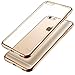 Klicnow Protective Cover for Apple iPhone 6, iPhone 6S case, Crystal Clear, Soft Gel Plating TPU Case 4.7 ONLY