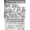 Marburger Sprach-Screening f�r 4- bis 6-j�hrige Kinder (MSS). 10er-Pack Testb�gen: Ein Sprachpr�fverfahren f�r Kindergarten und Schule