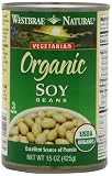 Westbrae Natural Vegetarian Organic Soy Beans, 15 Ounce Cans (Pack of 12)