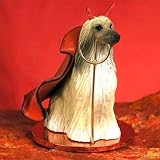 Afghan Hound Tan/White Tiny Ones Dog Devil (2 1/2 in)