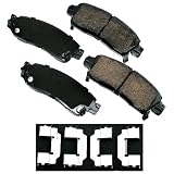 Akebono ACT883 ProACT Ultra-Premium Ceramic Brake Pad Set by Akebono