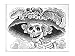 La Calavera de La Catrina, 1913 Art Giclee Poster Print by Jose Guadalupe Posada, 24x18