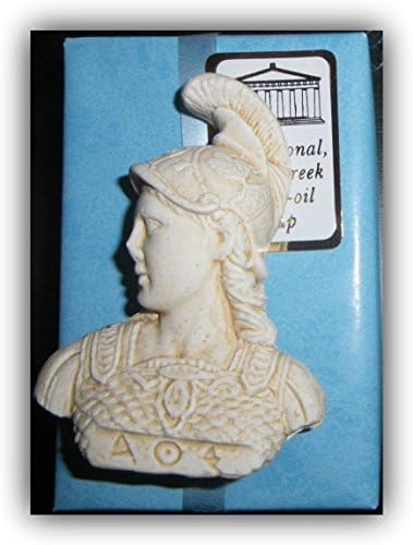 Gypse Athena Pallas Miniature Fridge Magnet and pure Olive Oil Soap