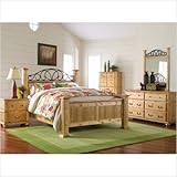 Kingsley ll 3 Piece Queen Bedroom Set in Natural