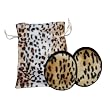 Leopard Faux Fur Ear Mitts Gift Bag Set (Available in 2 Sizes)