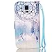 S5 Case, Galaxy S5 Case, ArtMine Dream Catcher PU Leather [Wristlet] Wallet Pouch Phone Case with Wrist Strap and Credit/ID Card Cash Slot for Samsung Galaxy S5