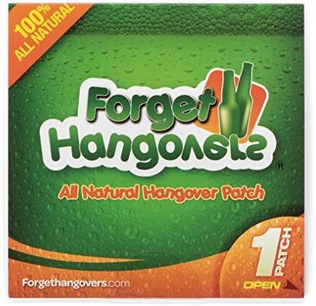Forget Hangovers, Prevention-Remedy Patch, 6 Pack