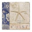 White Sand Blue Sea Tumbled Tile Trivet