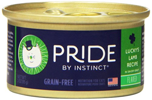 Nature's Variety Pride by Instinct Grain-Free Lucky's Lamb Recipe Flaked Canned Cat Food, 3 oz. Cans (Case of 24)