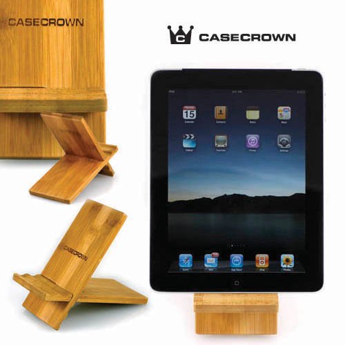 CaseCrown REAL Wooden Stand (Bamboo) for the Apple iPad 2 WiFi / 3G Model 16GB, 32GB, 64GB (Newest Model)