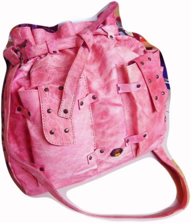 EJECT traumhaft schöne Tasche, Damentasche framboise bege, LEDER, WOW!!!