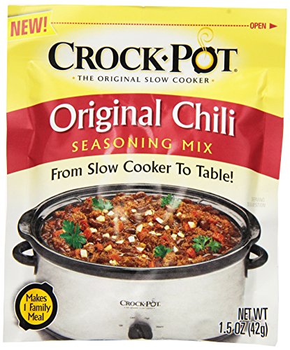 Crock Pot Sauce Mix, Chili Original, 1.5 Ounce (Pack of 12)