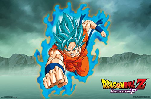 Dragon Ball Z Resurrection F- Goku Poster 34 x 22in