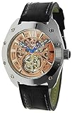 Android Men's Virtuoso Numbered Limited Edition Skeleton Mechanical Tourbillon Leather Strap Watch
