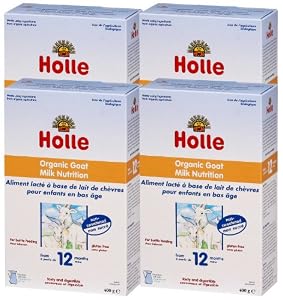 Holle Organic Baby Milks - Goats Milk Formula - Multi-pack, 4 X 400g