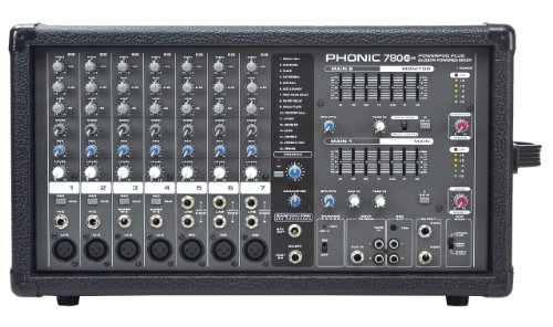 Phonic Powerpod 780 Plus 600W 7-Channel Powered Mixer with DFX