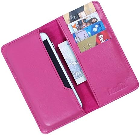 DooDa Genuine Real Leather Wallet Case Cover With Card Slots For Lava Iris X1