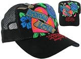 ED HARDY by Christian Audigier Mens Womens Unisex Trucker Hat Eternal Love Tattoo Black OSFA