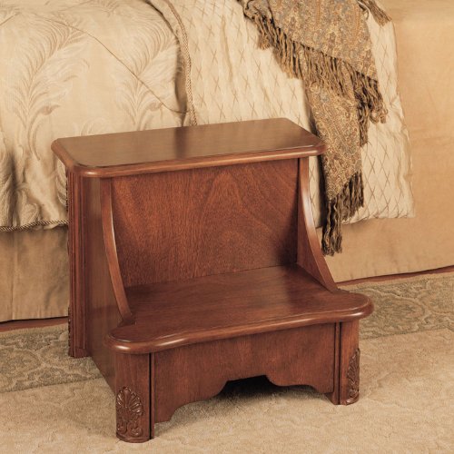 Powell Woodbury Mahogany Bed Step with Storage