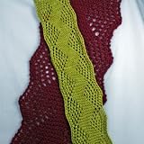 Any-Gauge Reversible Pinecone Scarf Knitting Pattern