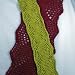 Any-Gauge Reversible Pinecone Scarf Knitting Pattern