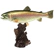 Taxidermy 13" Fiberglass Rainbow Trout Fish Statue